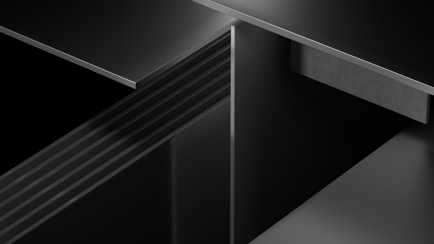 Architectural facade corner study